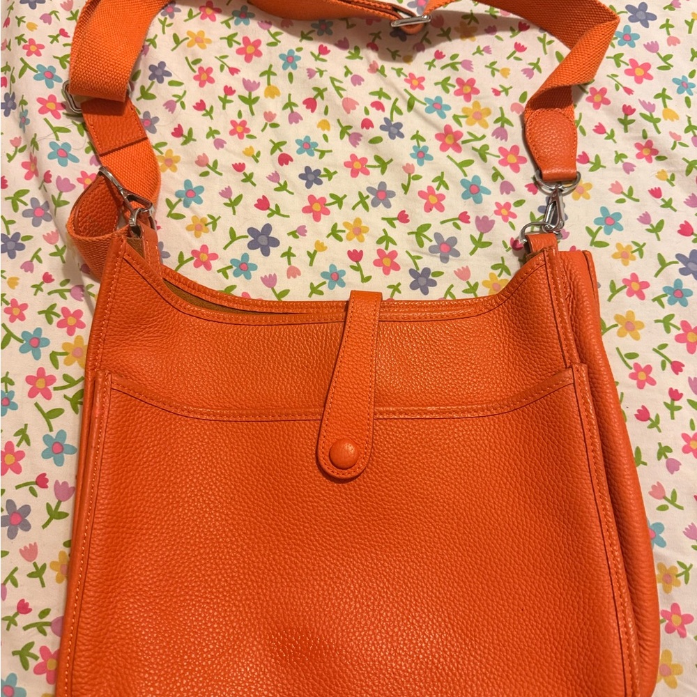 Hermes Vibrant Orange Shoulder Bag